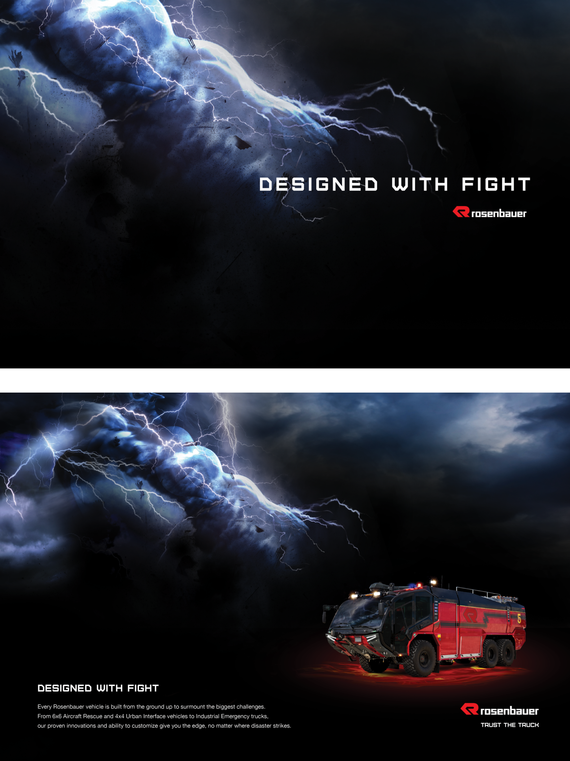 Rosenbauer America - Lightning Monster | Insight Marketing Design Portfolio